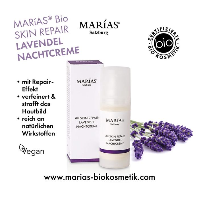 Naturkosmetikprodukt aus der Lavendel-Pflegeserie