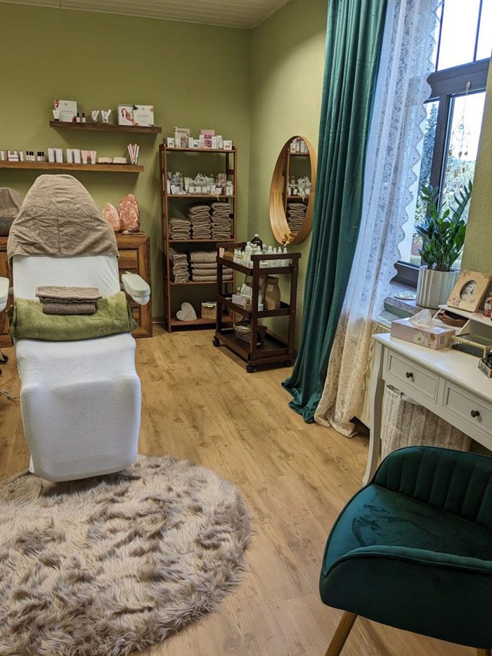 Behandlungsraum im Kosmetikstudio Naturgold Kosmetik